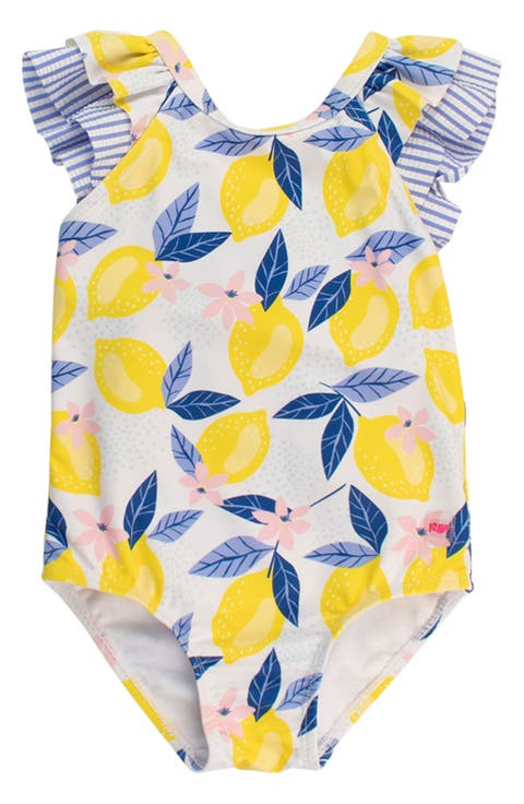Lemon Capri Ruffle One-Piece Swimsuit (Baby)