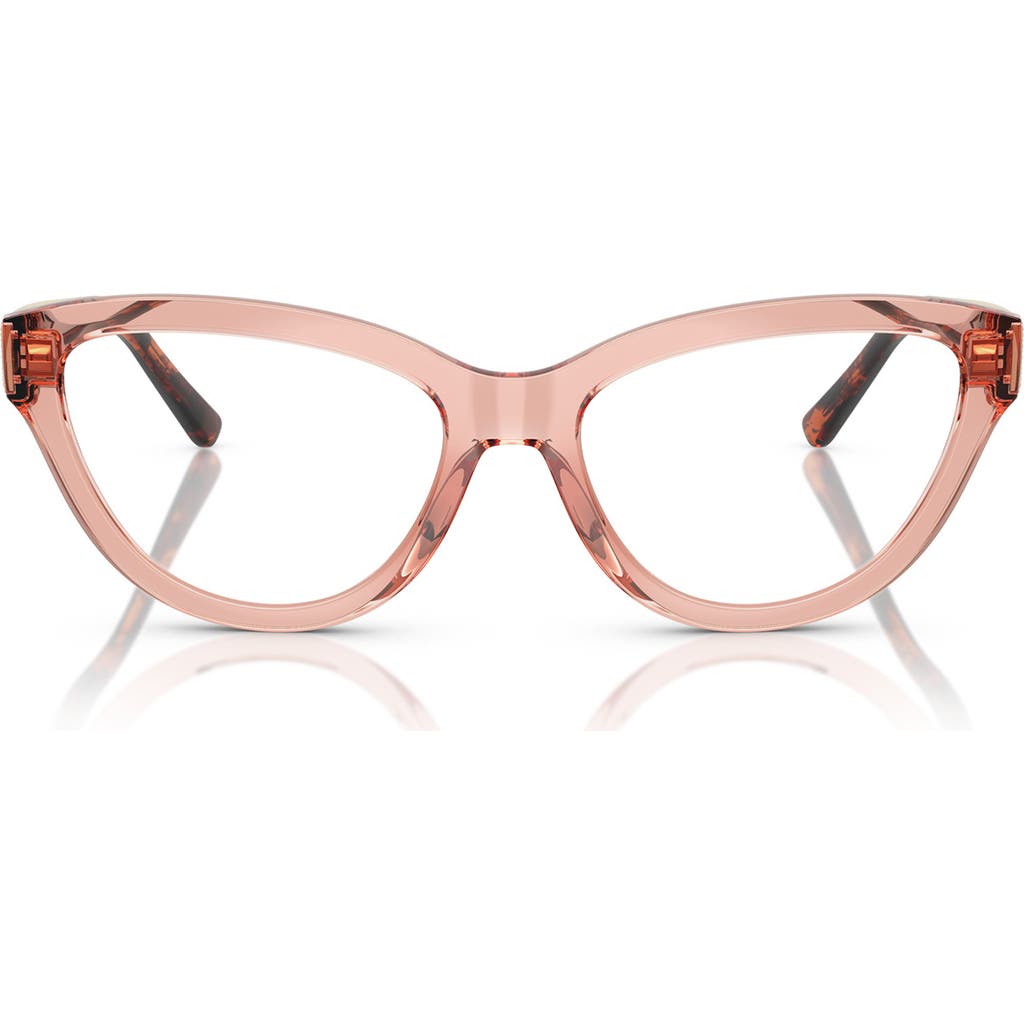 Vogue 52mm Cat Eye Optical Glasses In Pink