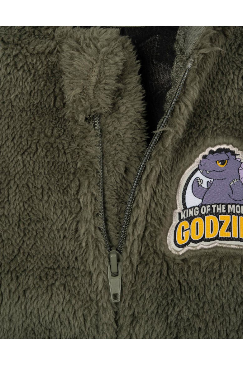One Piece Coverall, Alternate, color, Godzilla Dark Grey