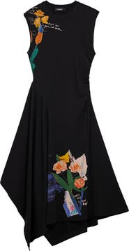 Desigual Asymmetric Sleeveless Dress