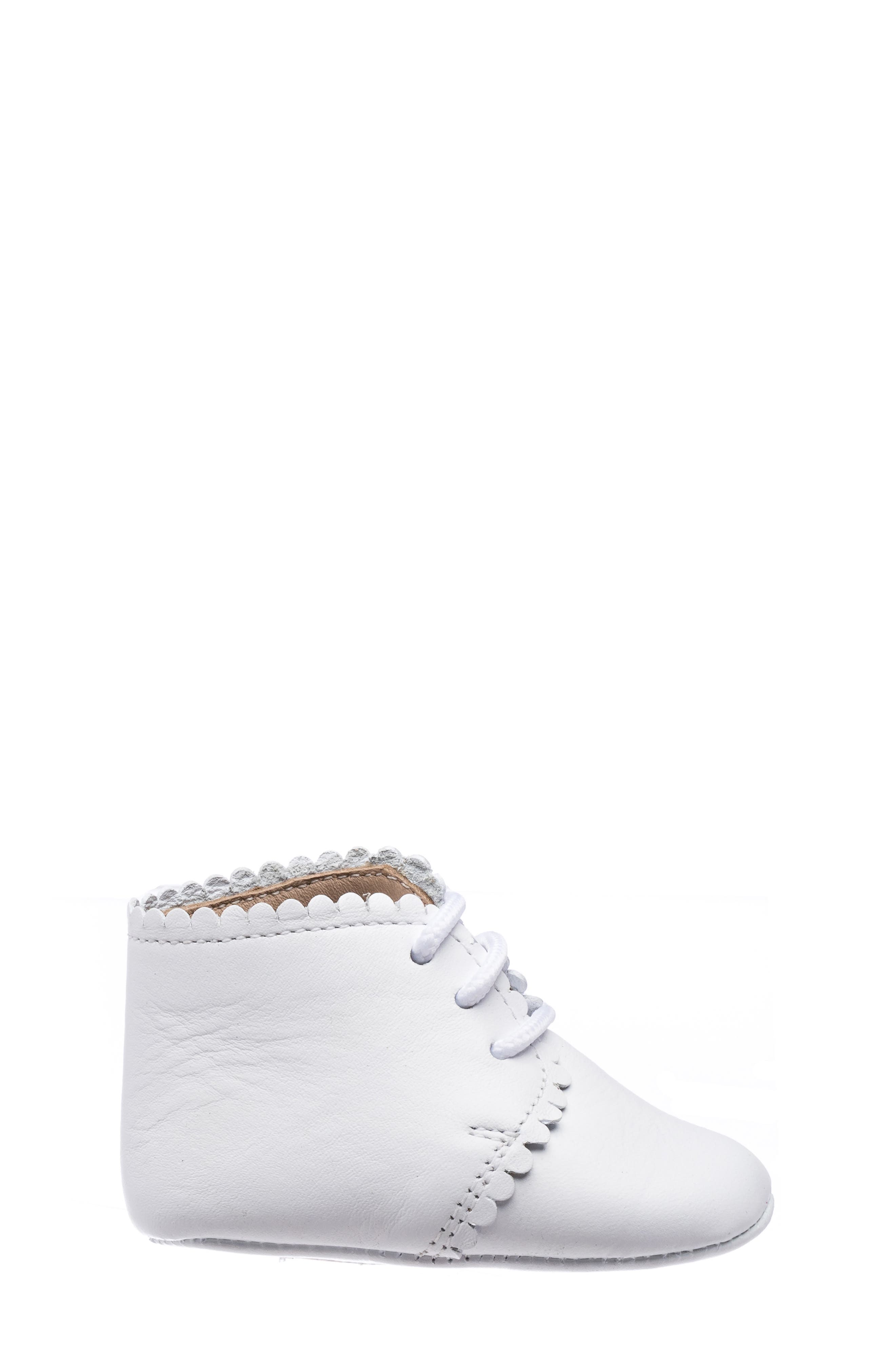 Elephantito Scallop Bootie, Alternate, color, White