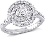 Julianna B. Diamond Double Halo Engagement Ring 14k