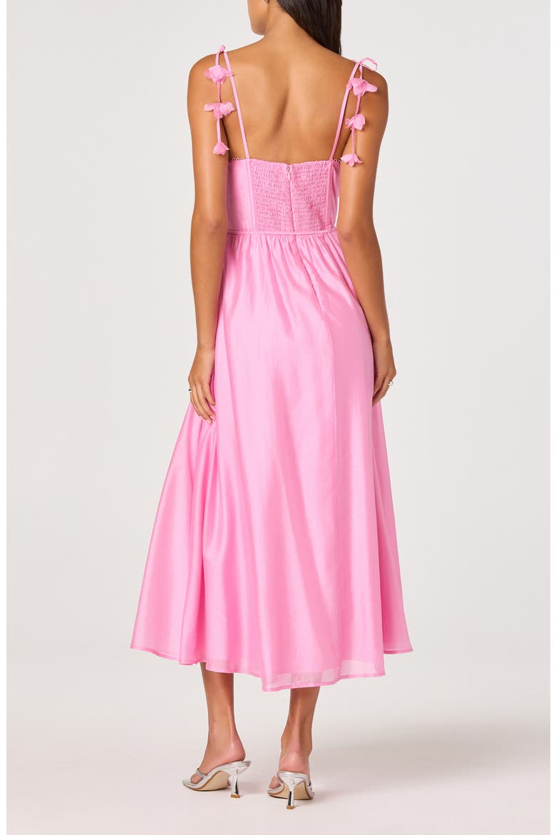 pink a line dress women Emberlyn Pink Multi A-line Maxi Dress