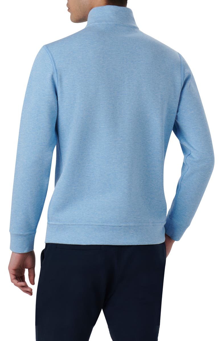 Bugatchi Reversible Knit Jacket, Alternate, color, Air Blue