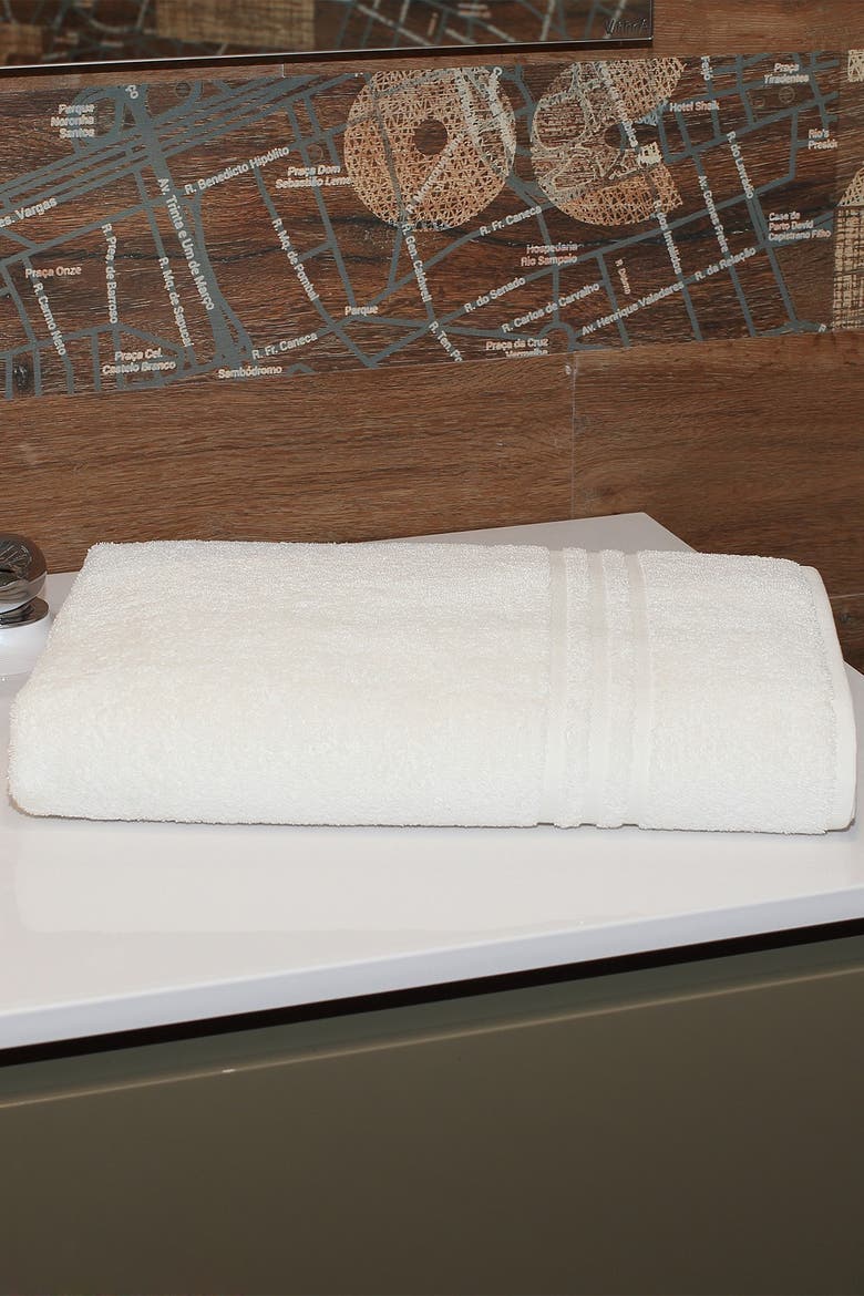 Denzi Bath Sheet - White, Alternate, color, WHITE