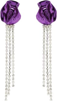 Sterling King Georgia Crystal Drop Earrings