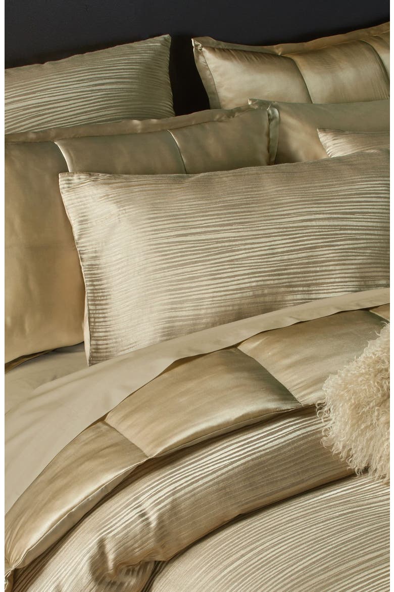 Donna Karan Collection 'Reflection' Duvet Cover, Alternate, color, SILVER