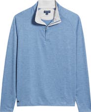 Peter Millar Crown Crafted Stealth Performance Quarter Zip Pullover