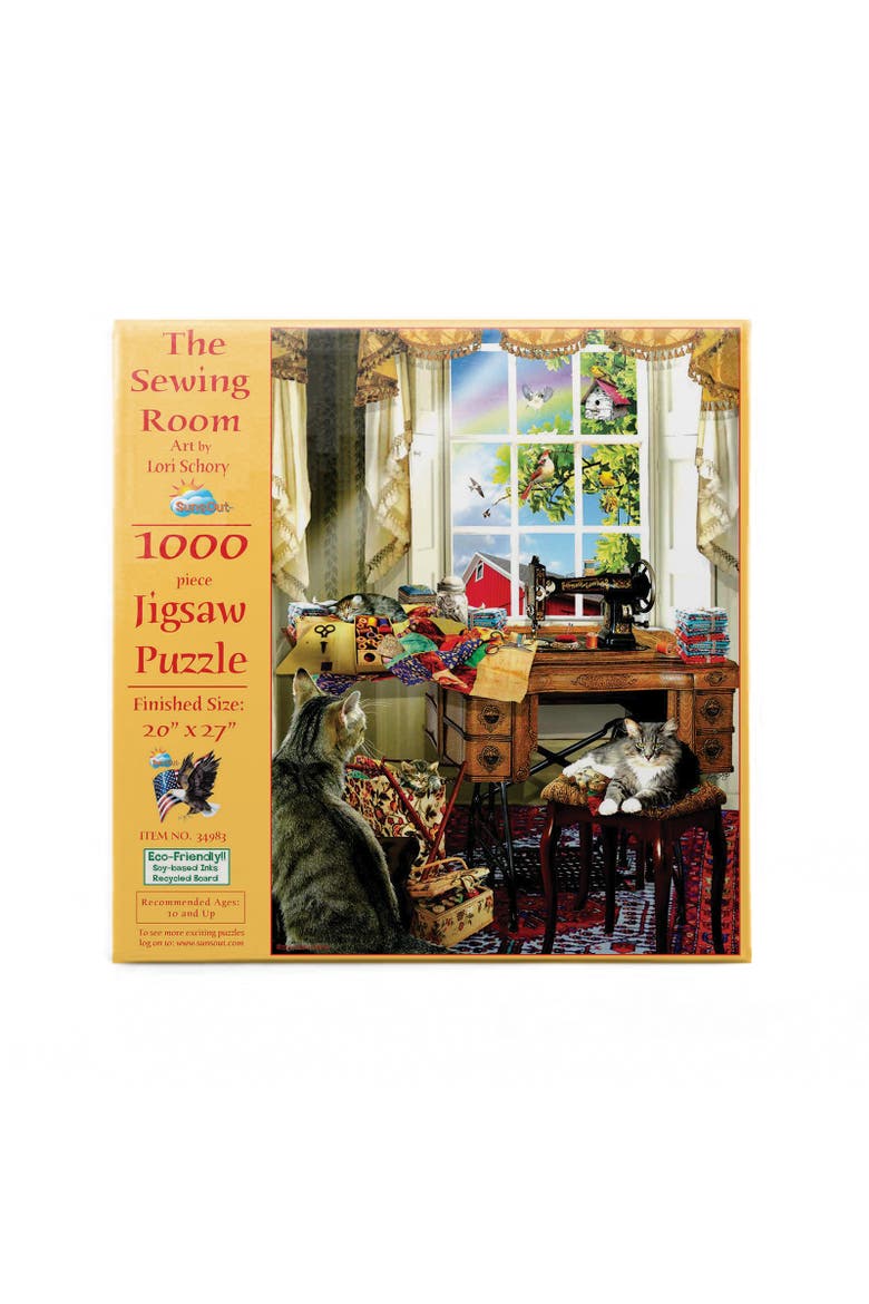 The Sewing Room 1000 piece Jigsaw Puzzle for Adults, Alternate, color, Multicolor