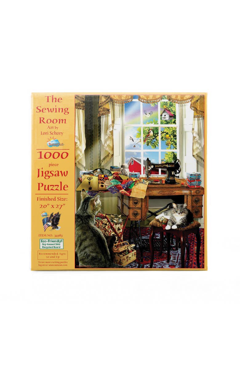 Sunsout The Sewing Room 1000 piece Jigsaw Puzzle for Adults, Alternate, color, Multicolor