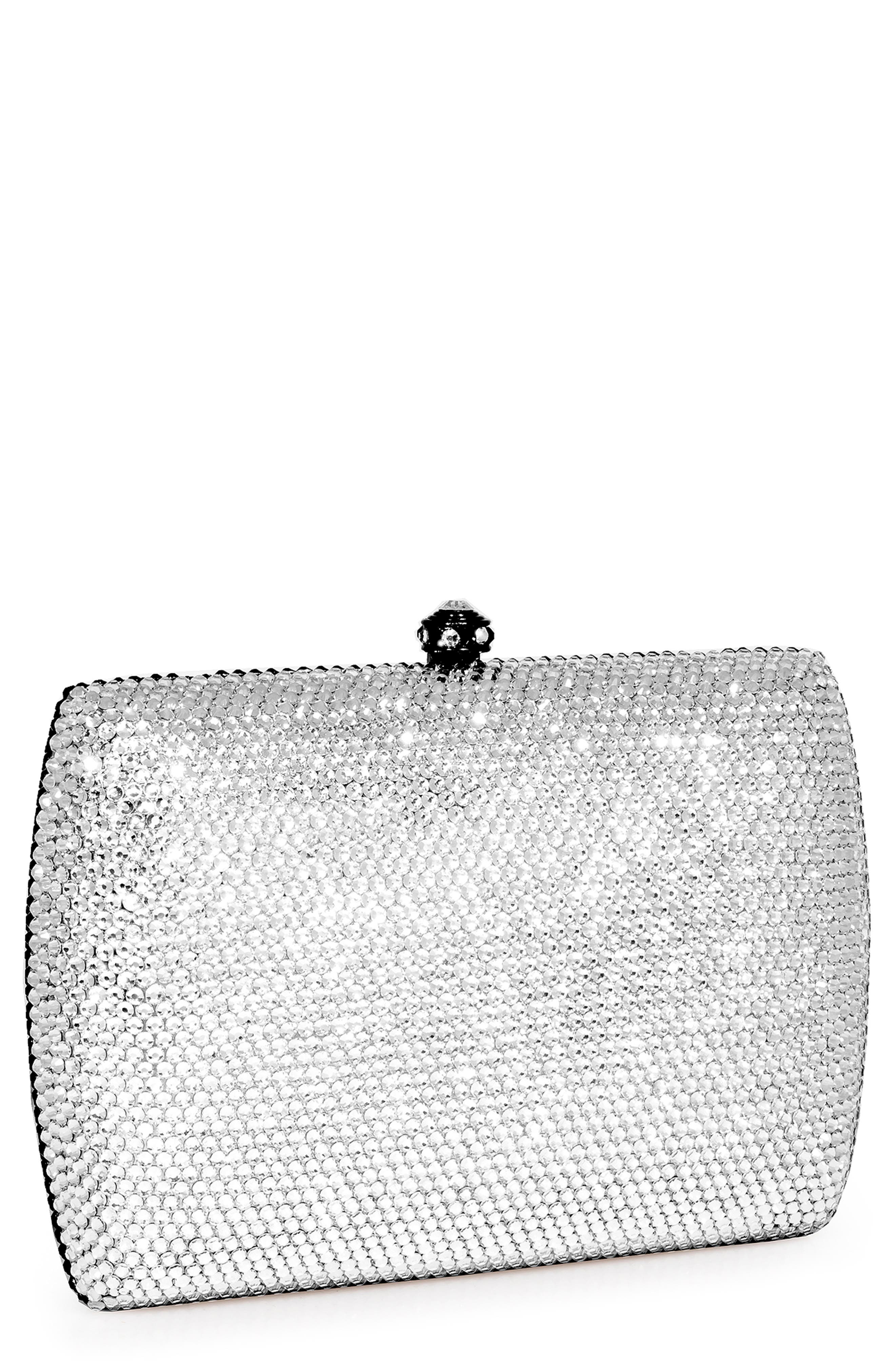 DOLLI Sage Two-Tone Crystal Clutch, Main, color, 