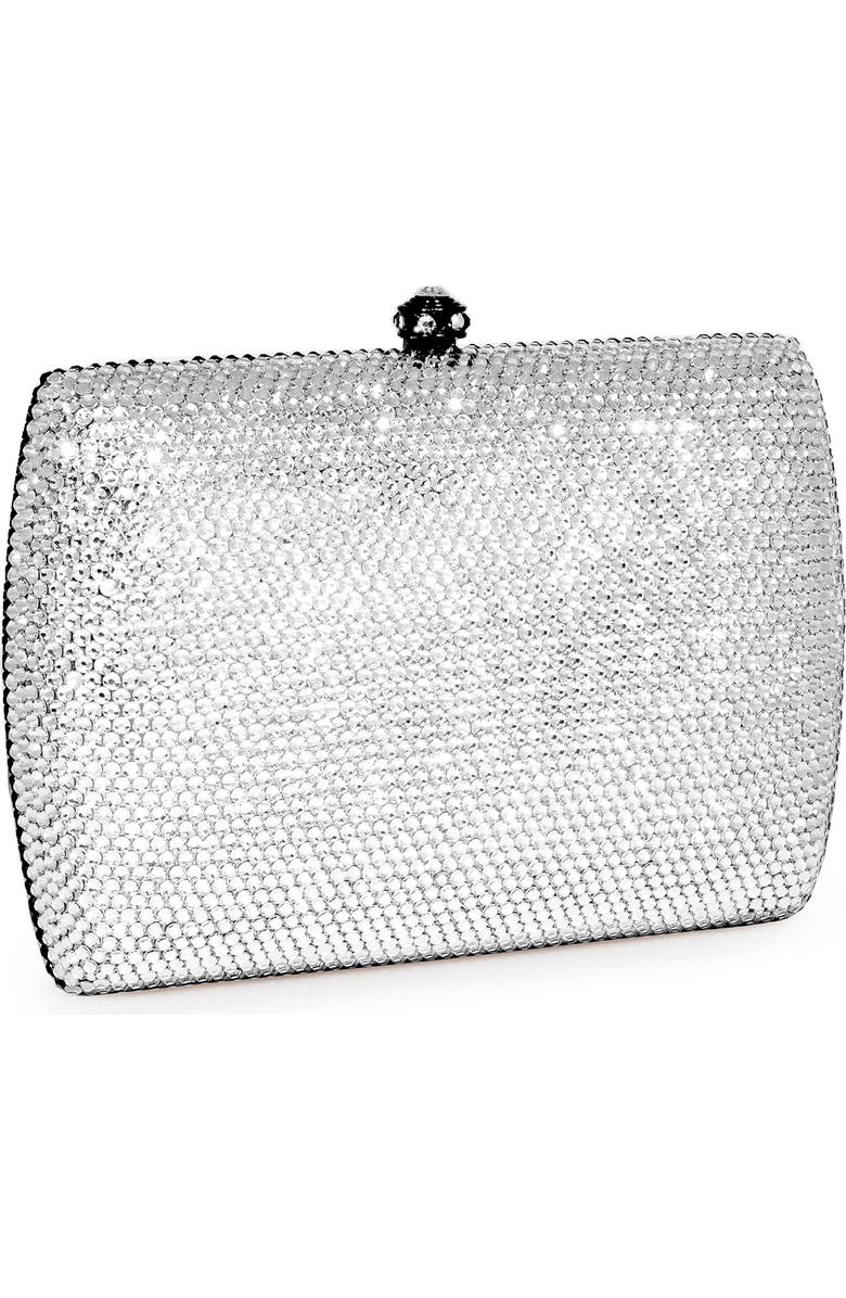 DOLLI Sage Two-Tone Crystal Clutch, Main, color,