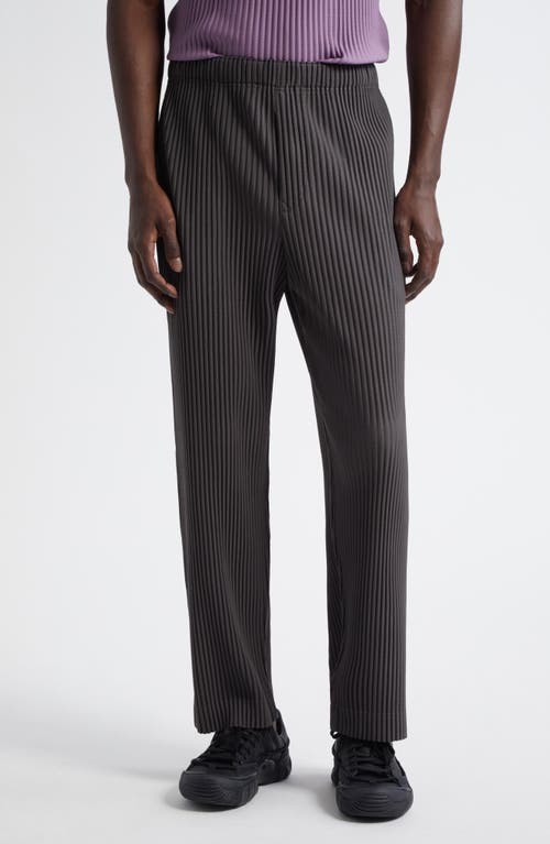 ISSEY MIYAKE HOMME PLISSÉ ISSEY MIYAKE MONTHLY COLORS MARCH PLEATED STRAIGHT LEG PANTS 