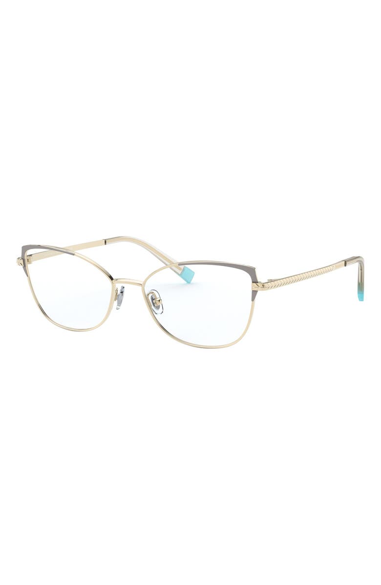 Tiffany 
Co. 53mm Butterfly Optical Glasses, Alternate, color, Pale Gold