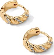 MIRANDA FRYE Dahlia Huggie Hoop Earrings