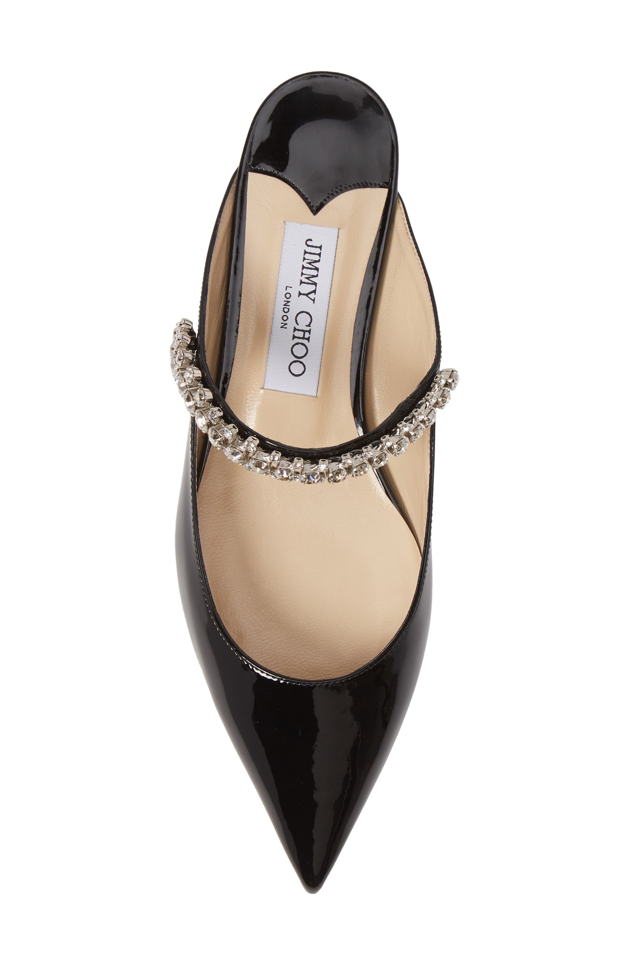 Jimmy Choo Bing Crystal Embellished Flat, Alternate, color, 