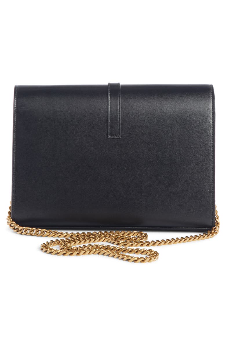 Saint Laurent Sulpice Colorblock Leather Shoulder Wallet, Alternate, color, 