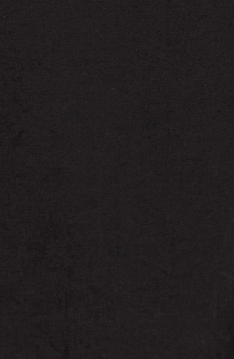 Elan Smocked Cover-Up Dress, Alternate, color, Black