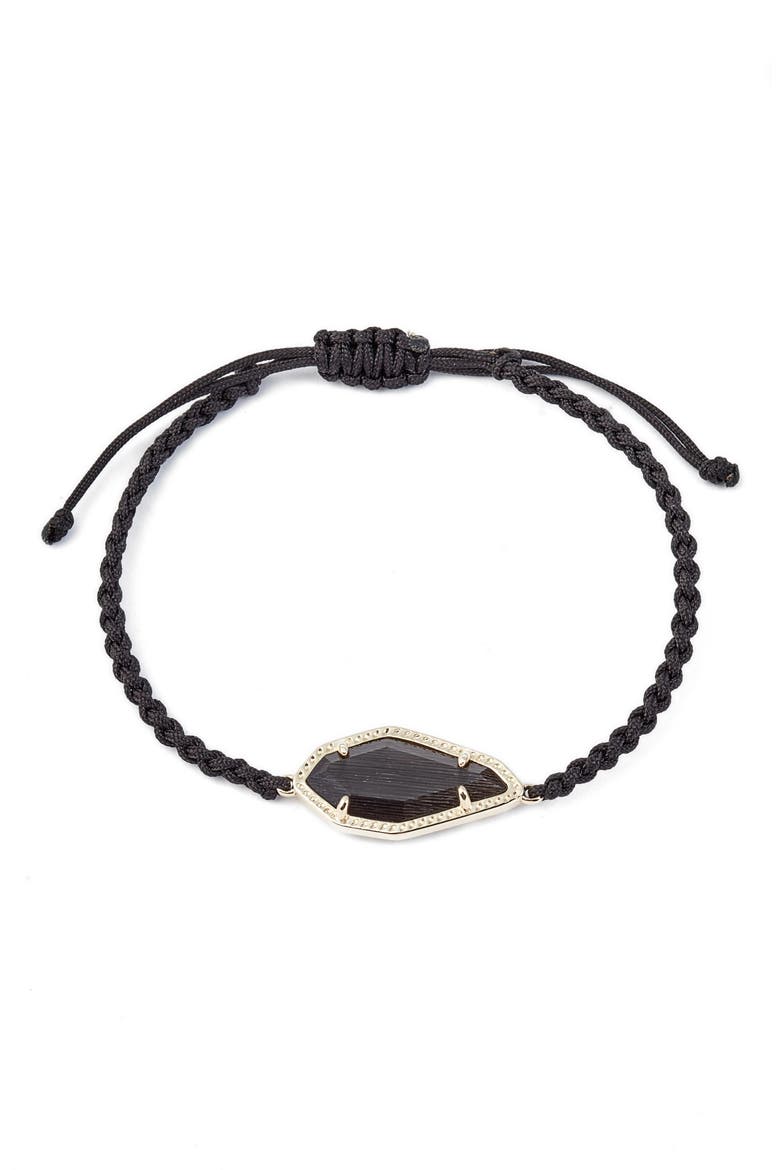 Muriel Friendship Bracelet, Main, color, GOLD BLACK CATS EYE
