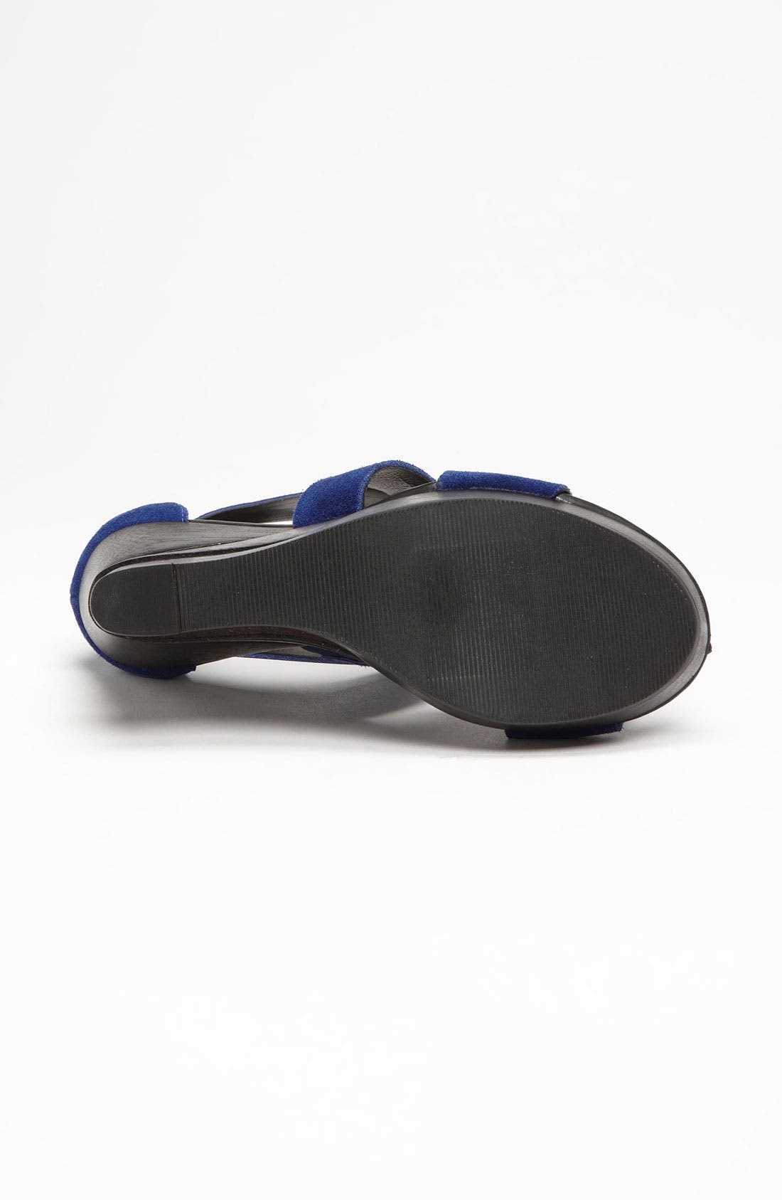 'Opal' Wedge Sandal, Alternate, color, ROYAL BLUE  SUEDE