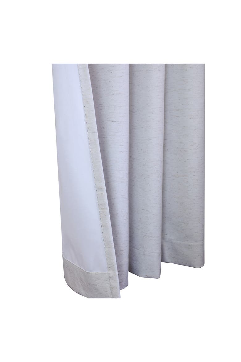 Set of 2 Noise Reducing Indoor Curtain Panels, Alternate, color, WHITE