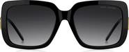 Marc Jacobs 57mm Gradient Square Sunglasses