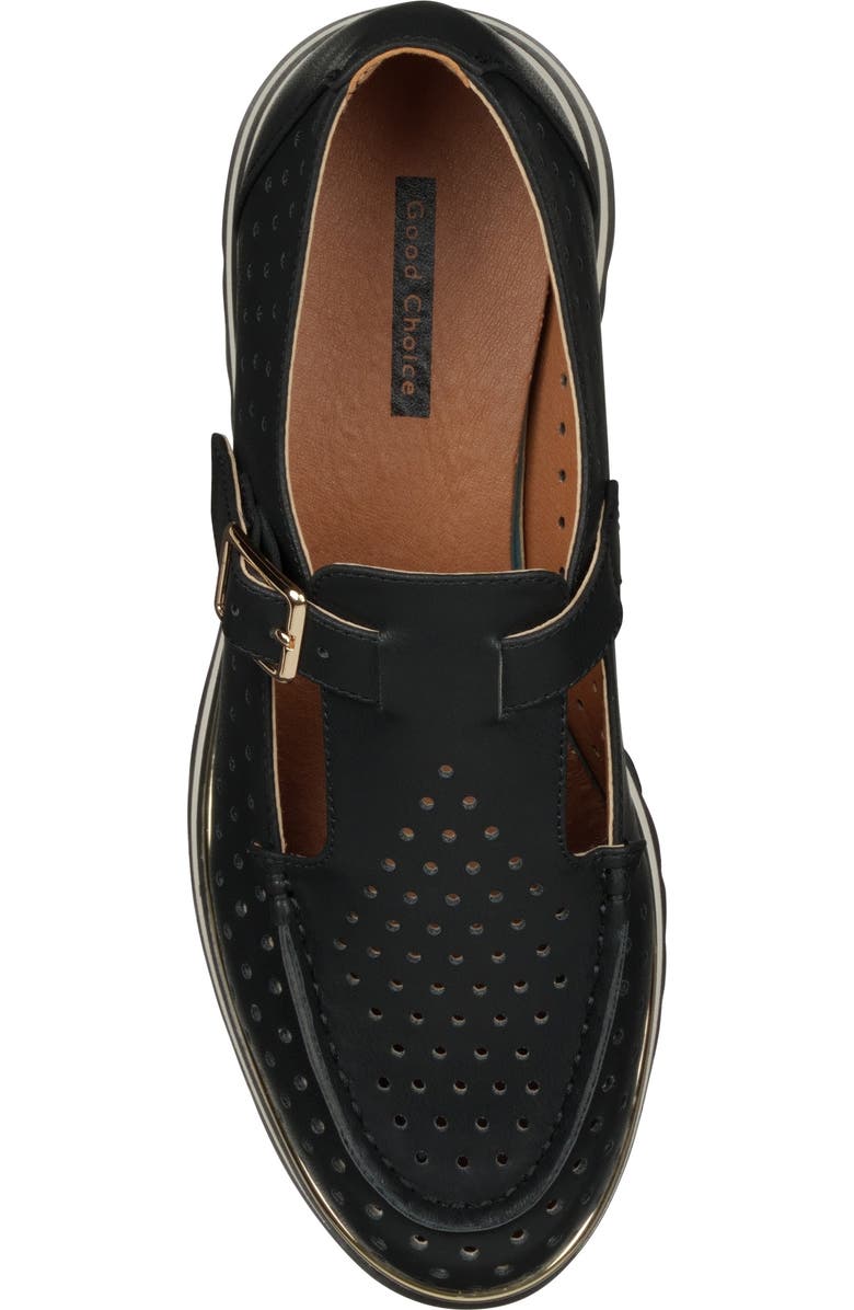 GOOD CHOICE NEW YORK Karmine Mary Jane Loafer, Alternate, color, Black