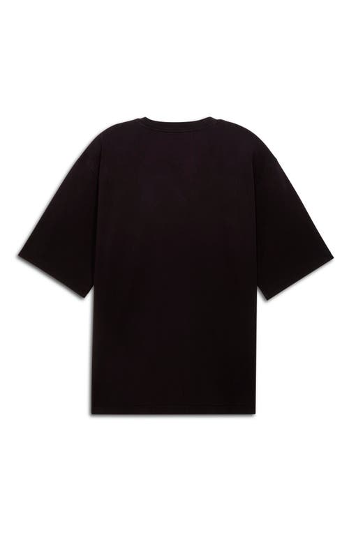 Puma Tech-x Washed Cotton T-shirt In Black