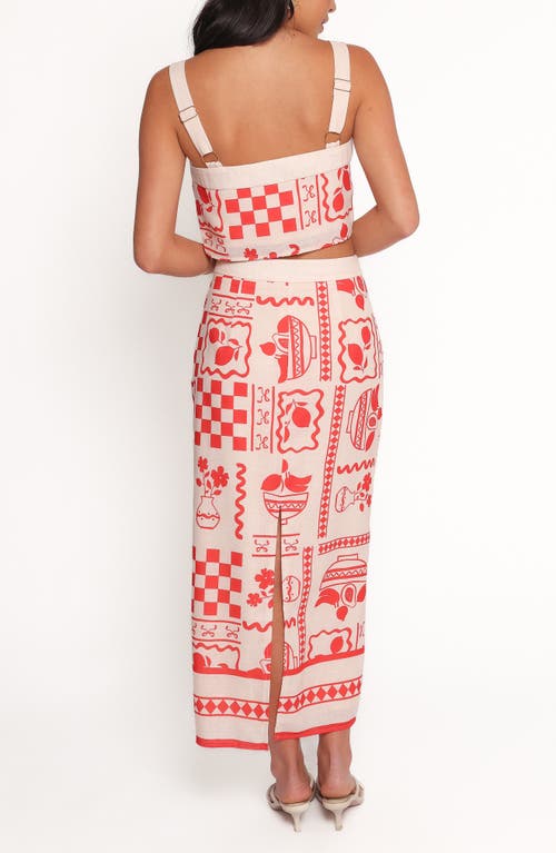 Petal And Pup Petal & Pup Albanie Crop Tank & Skirt Set In Multi