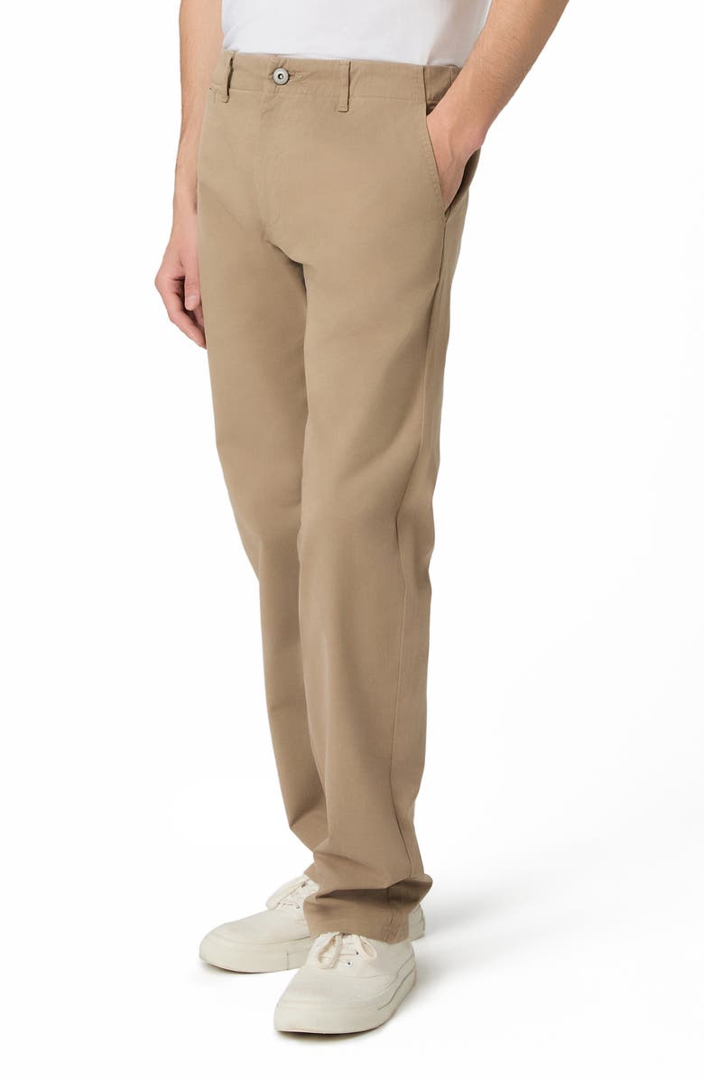 PAIGE Vincent Straight Leg Sateen Chinos, Alternate, color, Farro