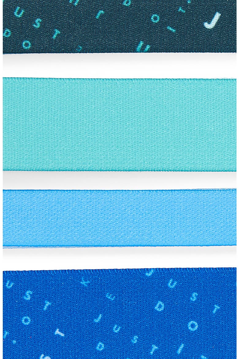 4-Pack Headbands, Alternate, color, BLUE/ ROYAL