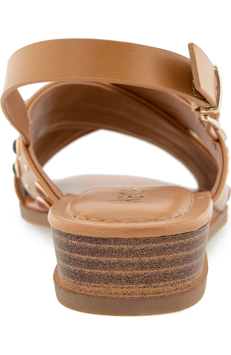 Kensie Alishia Slingback Sandal, Alternate, color, Caramel