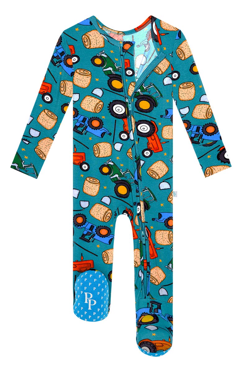 Posh Peanut Kids' Roberts Fitted Footie Pajamas, Alternate, color,