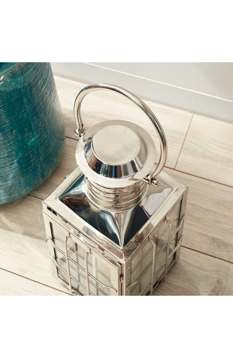 Napa Home & Garden Nantucket Outdoor Lantern 17.5", Alternate, color, Silver