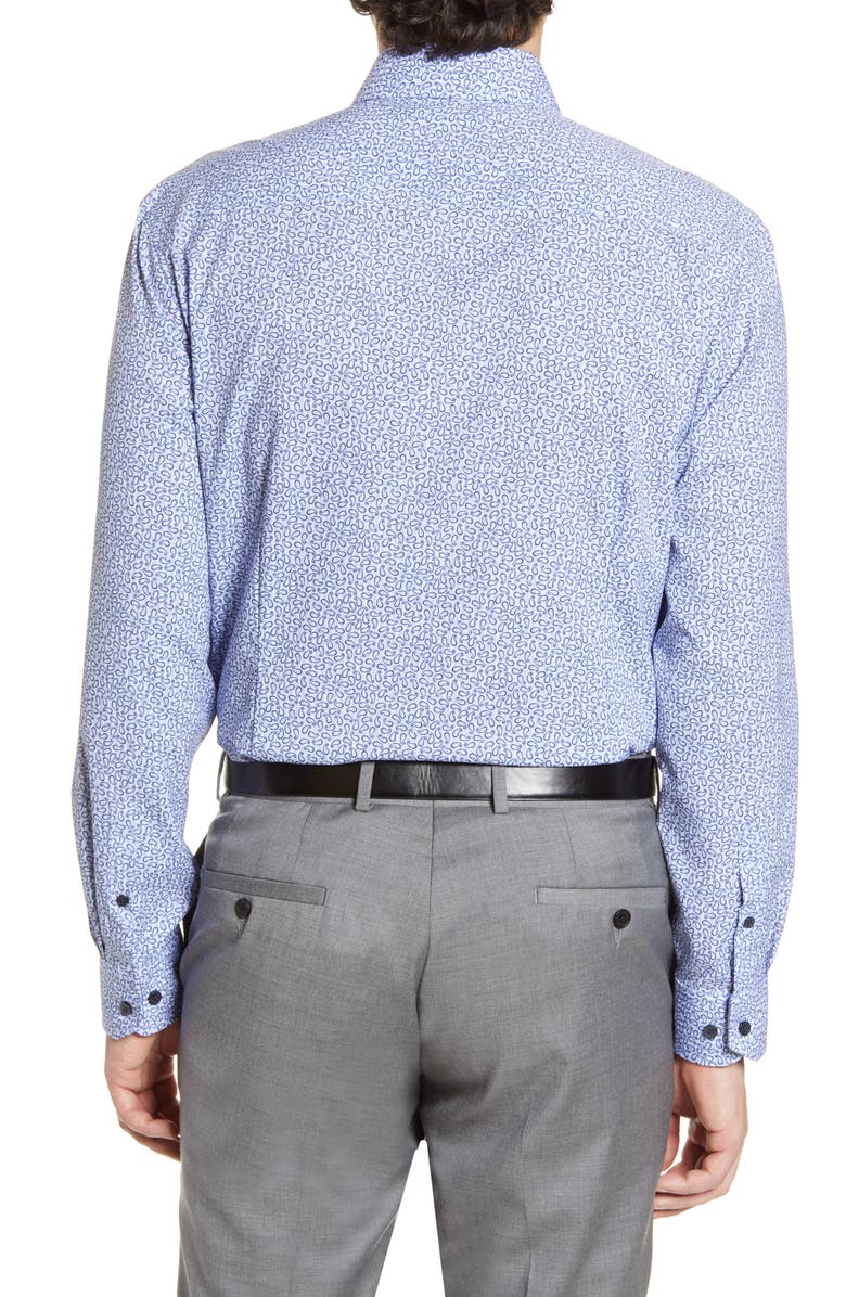 W.R.K Trim Fit Performance Paisley Dress Shirt, Alternate, color,