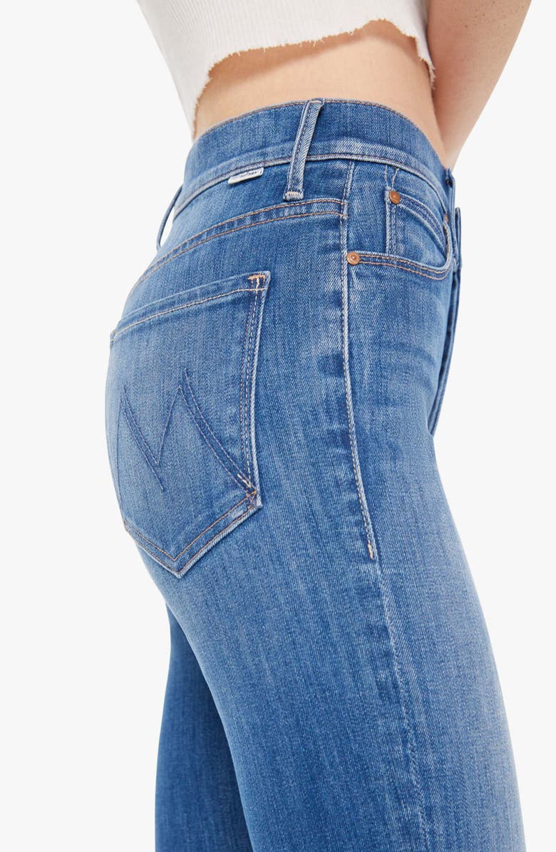 MOTHER The Stunner Hover High Waist Ankle Skinny Jeans, Alternate, color, 