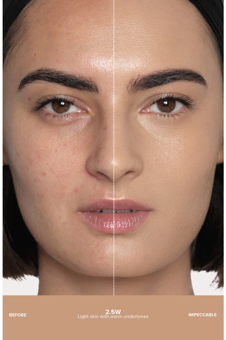 Impeccable Blurring Second-Skin Matte Foundation, Alternate, color, 2.5W LIGHT WARM