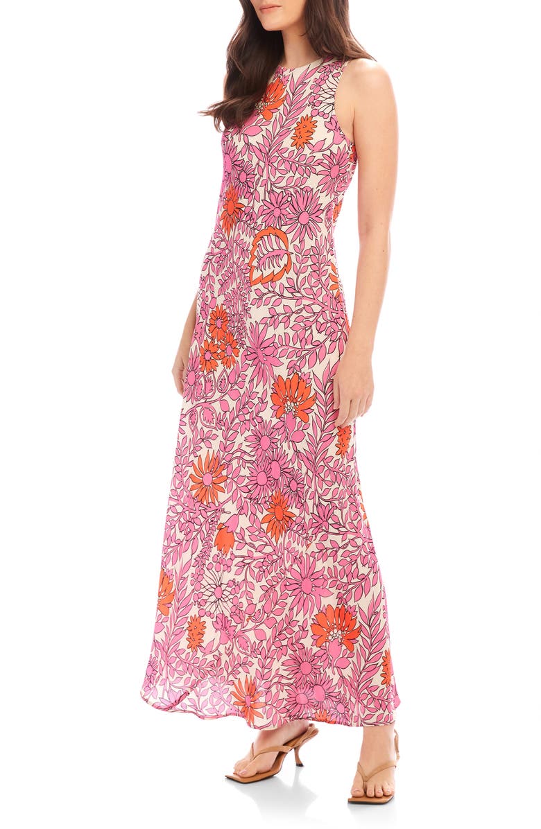 FIFTEEN TWENTY Dani Floral Sleeveless Maxi Dress, Alternate, color, 