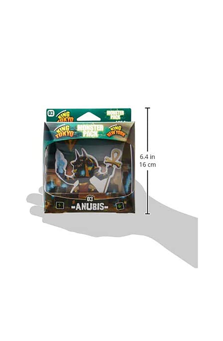IELLO King Of Tokyo Monster Pack #3 Anubis Expansion Pack, Alternate, color, Multicolored