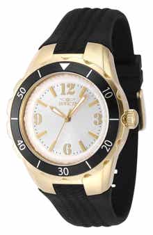 Angel Silicone Strap Quartz Watch, 38mm