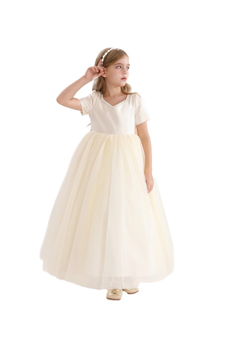 Tulleen Yvette Dress, Alternate, color, Ivory