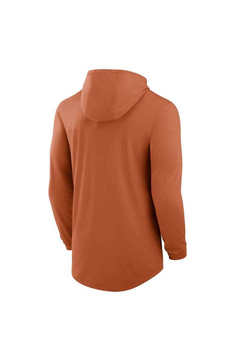 Nike Men's Nike Texas Orange Texas Longhorns Lightweight Performance Long Sleeve Hoodie T-Shirt, Alternate, color,