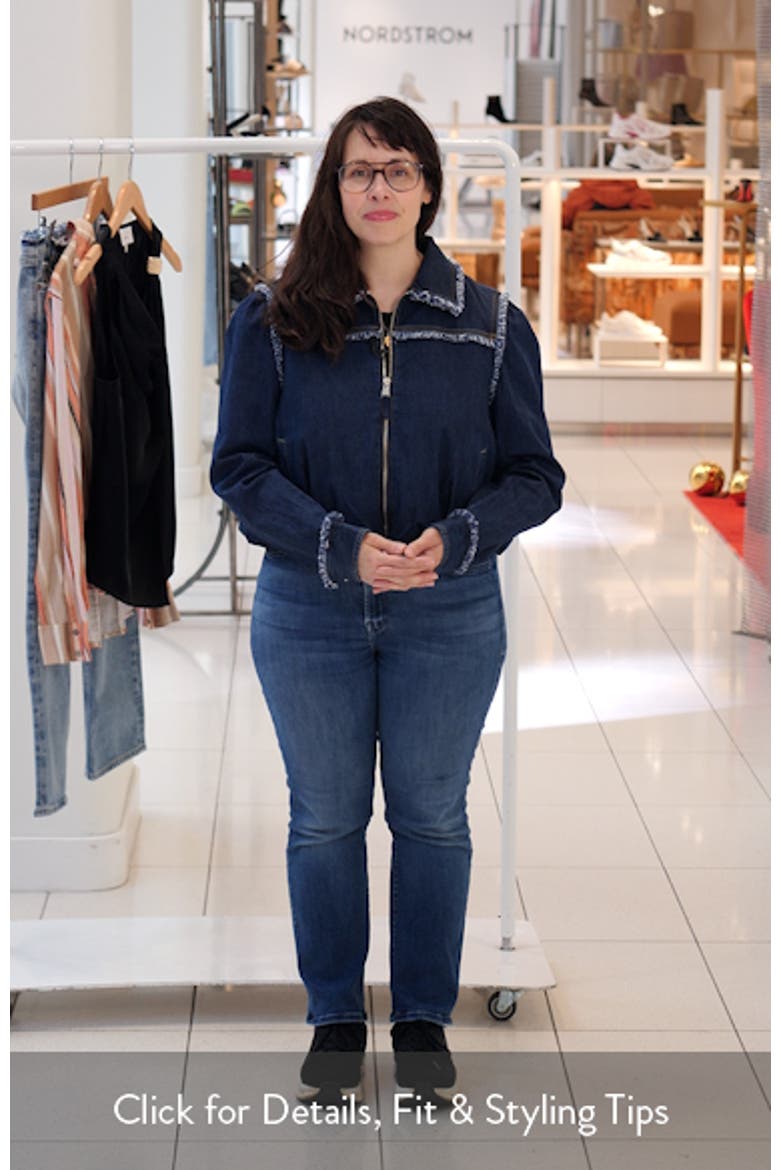 Indria Fringe Denim Jacket video