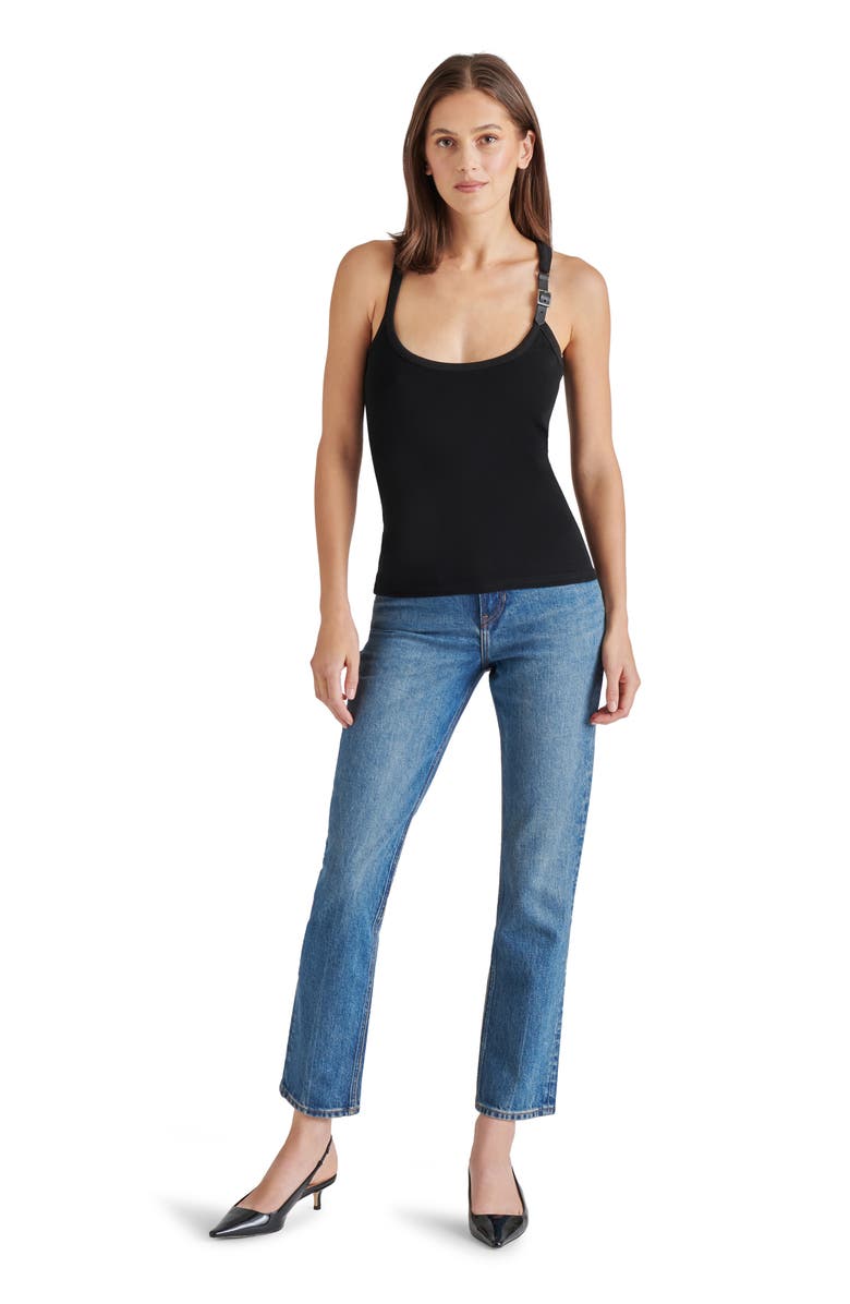 Steve Madden Tossa Stretch Cotton Tank, Alternate, color,