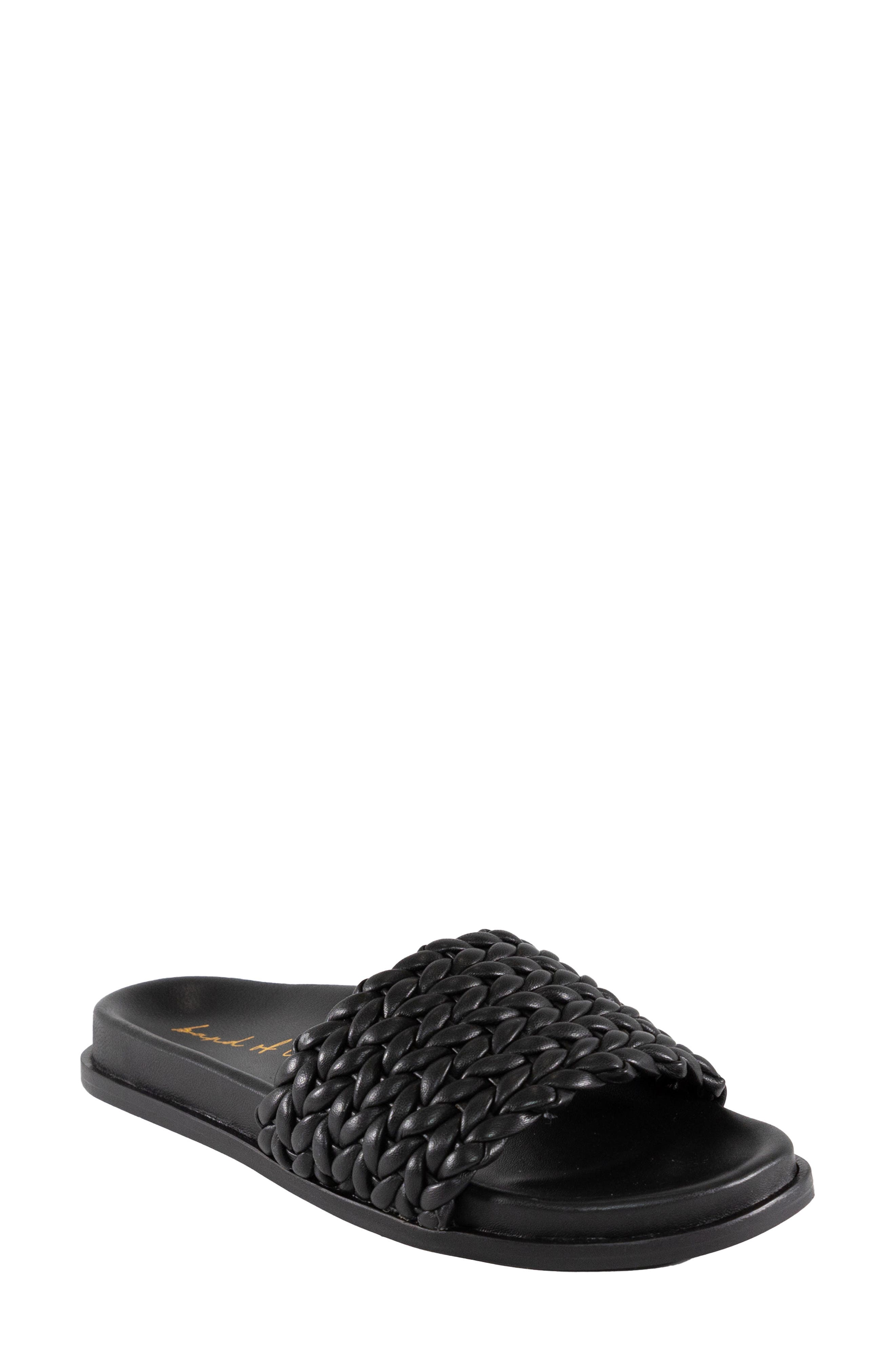 band of the free Ciara Woven Slide Sandal, Main, color, 