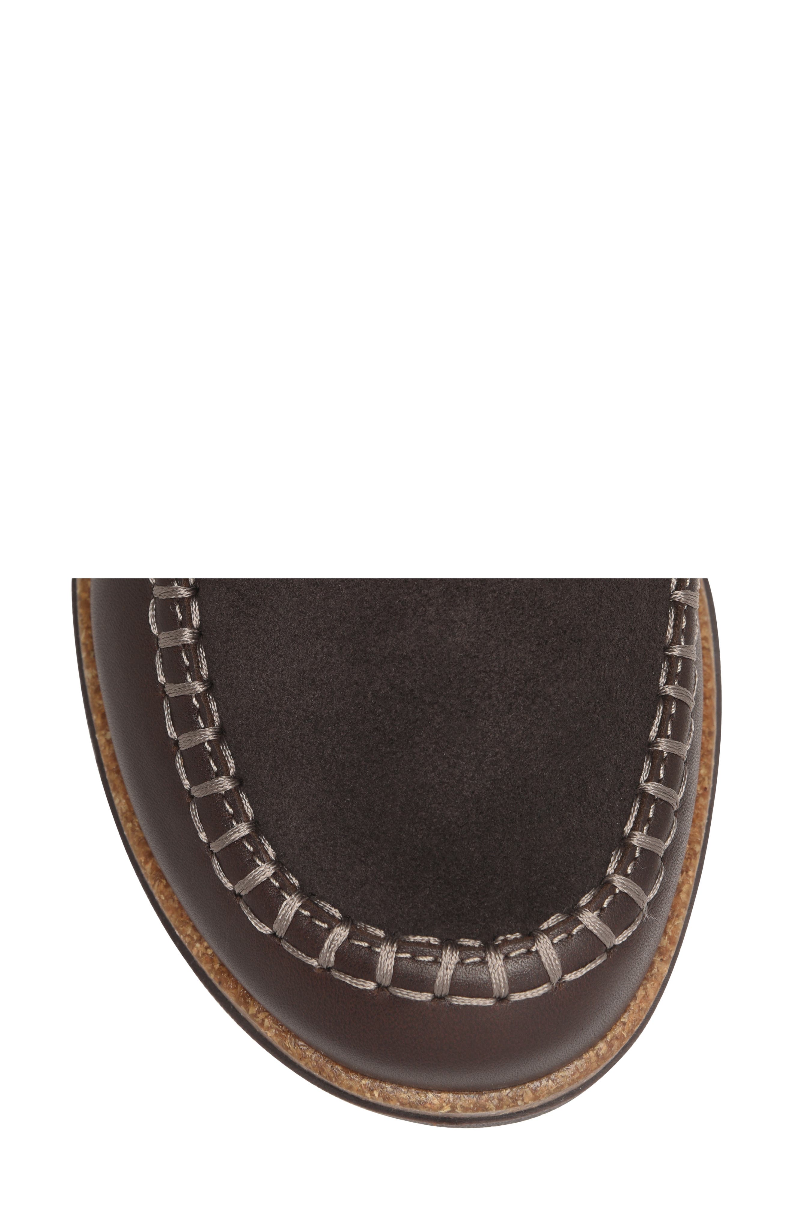 Louise Genuine Shearling Boot, Alternate, color, LINCE DARK BROWN