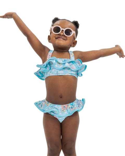 The BVIs - Girls Ruffle Bikini UPF 50+