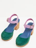Charlotte Stone Maud Multicolor Ankle Strap Platform Clog