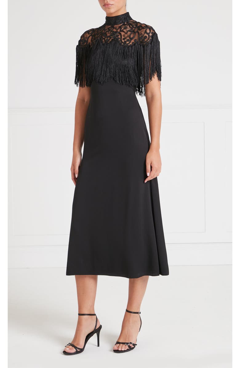 Temperley London Cordelle Dress, Main, color, Black