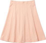 Hopscotch Girls Cotton Spandex Midi Panel Skirt